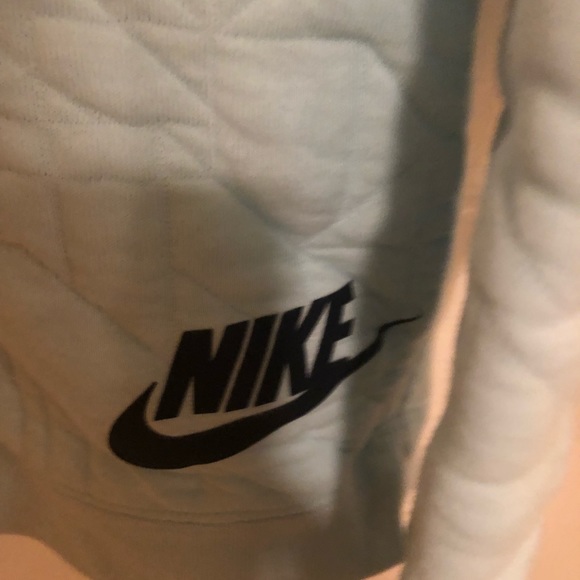 Nike quilted sweatshirt / sea foam - Picture 3 of 4